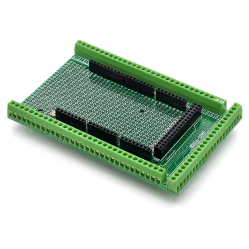 Arduino Mega Prototype Board Screw Terminal Block Shield Kit Compatible with Mega 2560 / Mega2560